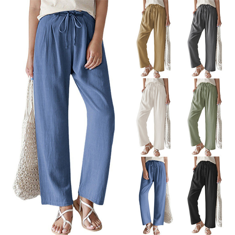 Women‘s Summer Pants Wide Leg