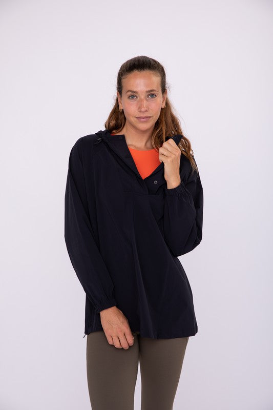 Sidelined Waterproof Pullover Windbreaker