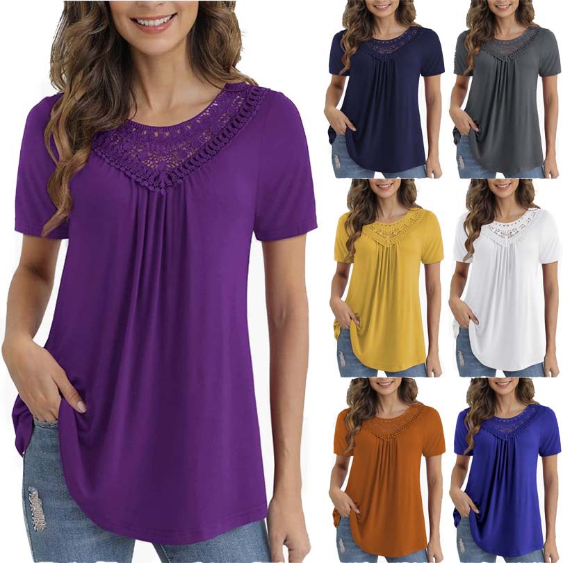 Women's Plus Size Tops Short Sleeve Shirt